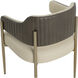 Tova Dillon Cream / Bravo Ash Dining Armchair
